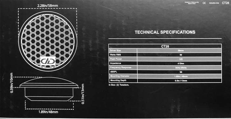 DD Audio DD CT28